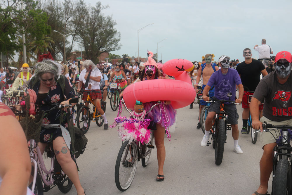Zombie Bike Ride 2017 photo - Duval Street, Key West
